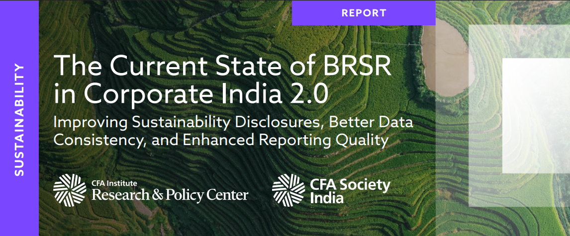 CFA Institute Report Highlights Progress in Sustainability Disclosures Across Corporate India